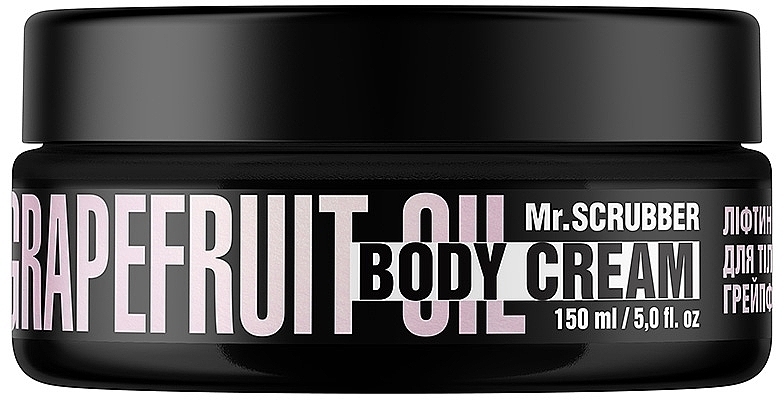 Ujędrniający krem do ciała z olejkiem grejpfrutowym - Mr.Scrubber Body Couture Grapefruit Oil