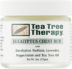 Kup Balsam do ciała zapobiegający przeziębieniom - Tea Tree Therapy Eucalyptus Chest Rub