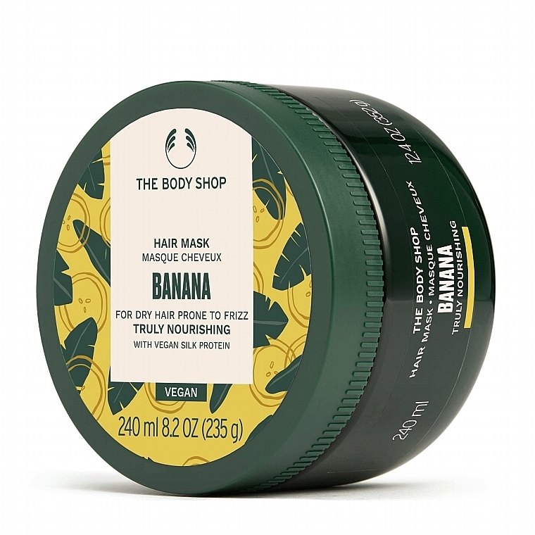 Odżywcza maska do włosów - The Body Shop Banana Truly Nourishing Hair Mask  — Zdjęcie N1