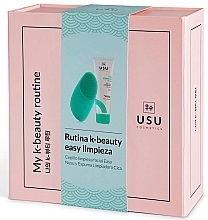 Zestaw - Usu Cosmetics Rutina K-Beauty Easy Limpieza (foam/120ml + acc/1pcs) — Zdjęcie N1