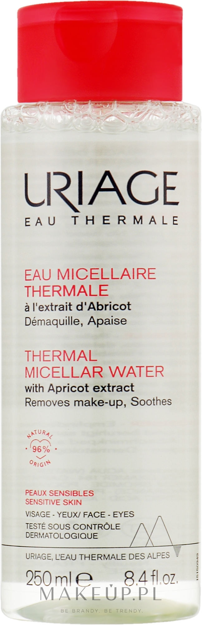 Termalna woda micelarna do cery wrażliwej - Uriage Thermal Micellar Water Sensitive Skin — Zdjęcie 250 ml