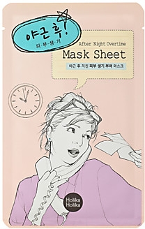 Maska na tkaninie Po nadgodzinach - Holika Holika After Mask Sheet Night Overtime