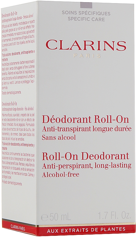 Antyperspirant w kulce - Clarins Gentle Care Roll-On Deodorant — Zdjęcie N2