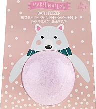 Kup Musująca kula do kąpieli Pianka marshmallow - Mad Beauty I Love Christmas Bath Fizzer Polar Bear