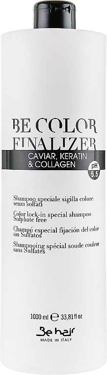 Szampon utrwalający po farbowaniu włosów - Be Hair Be Color Finalizer Keratin & Collagen — Zdjęcie N1