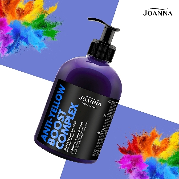 PRZECENA! Szampon do włosów rewitalizujący kolor - Joanna PROFESSIONAL COLOR BOOST KOMPLEK * — Zdjęcie N3