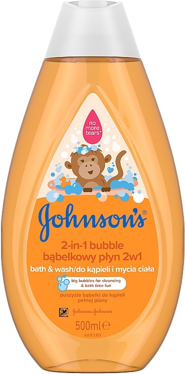 Bąbelkowy płyn 2 w 1 do kąpieli i mycia ciała - Johnson’s® Baby Bubble