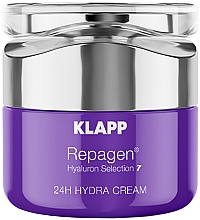 Nawilżający krem ​​do twarzy - Klapp Repagen Hyaluron Selection 7 24 Hydra Cream — Zdjęcie N1