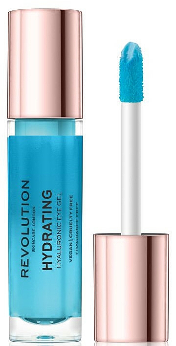 Nawilżający żel pod oczy z kwasem hialuronowym - Revolution Skincare Hydrating Hyaluronic Eye Gel — Zdjęcie N1