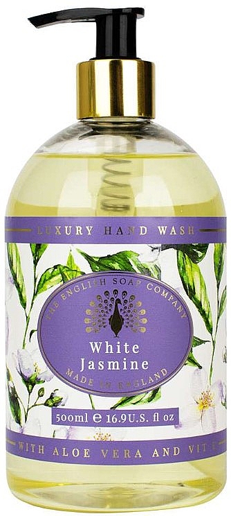 Mydło w płynie do rąk Biały Jaśmin - The English Soap Company White Jasmine Hand Wash — Zdjęcie N1
