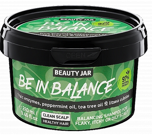 WYPRZEDAŻ Równoważący szampon do włosów - Beauty Jar Be In Balance Balancing Shampoo  * — Zdjęcie N1