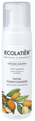 Pianka oczyszczająca do twarzy - Ecolatier Organic Argana Facial Foam Cleanser  — Zdjęcie 150 ml