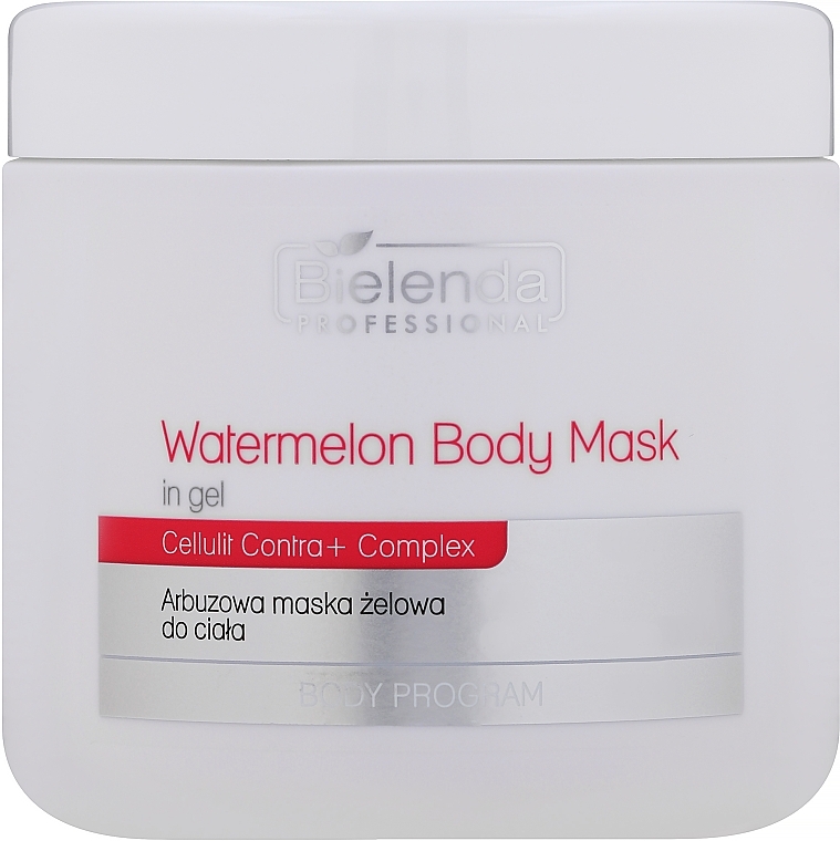 Arbuzowa maska żelowa do ciała - Bielenda Professional Body Program Watermelon Body Mask — Zdjęcie N1