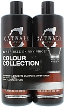 Kup Zestaw - Tigi Catwalk Fashionista, Brunette (shm/750ml + cond/750ml)