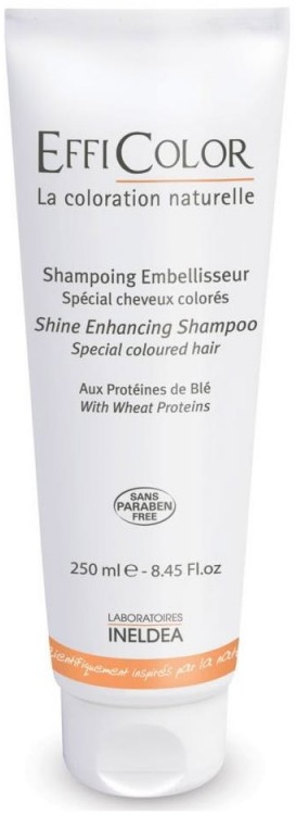 Szampon wzmacniający połysk włosów farbowanych - EffiDerm EffiColor Shine Enhancing Shampoo