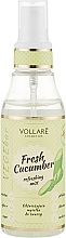 Odświeżająca ogórkowa mgiełka do twarzy - Vollare Cosmetics VegeBar Fresh Cucumber Refreshing Face Mist — Zdjęcie N1