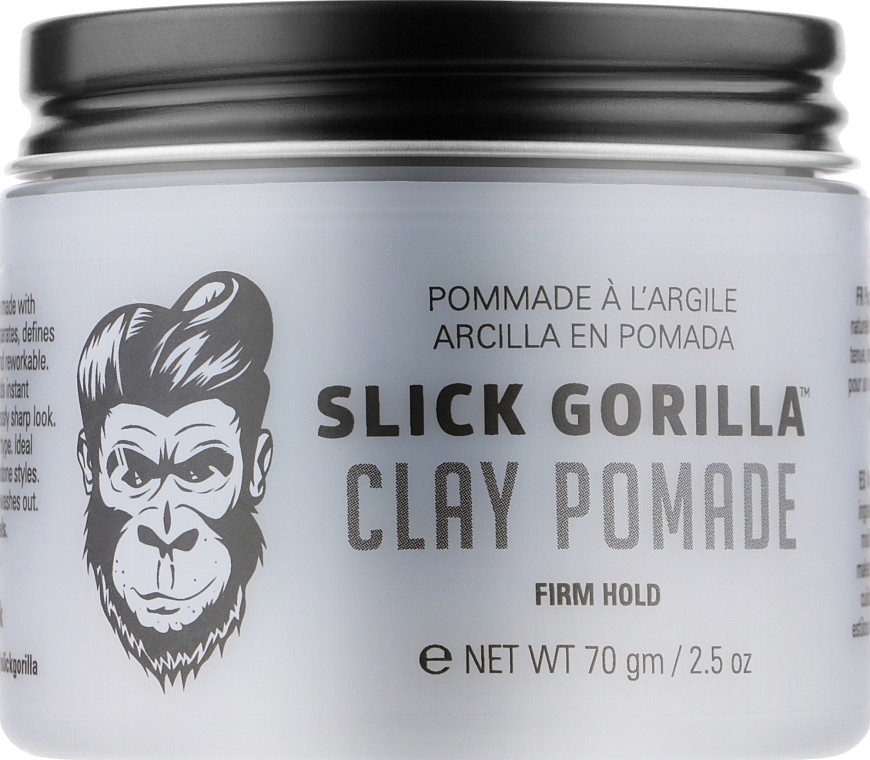Glinka do stylizacji włosów o mocnym utrwaleniu - Slick Gorilla Clay Pomade — Zdjęcie N1