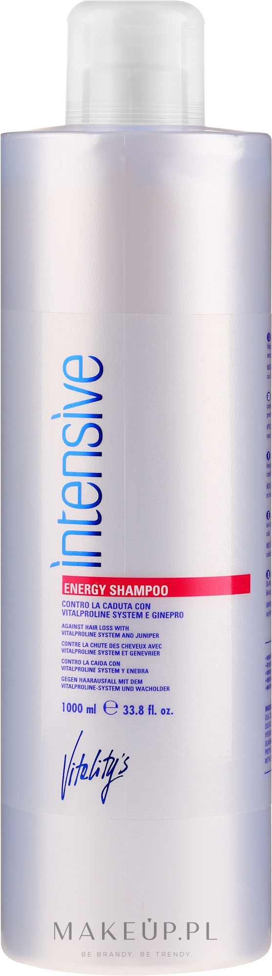 Szampon stymulujący porost włosów - Vitality’s Intensive Energy Shampoo — Zdjęcie 1000 ml