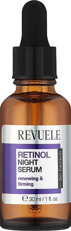 Serum do twarzy na noc z retinolem - Revuele Retinol Night Serum — Zdjęcie N1