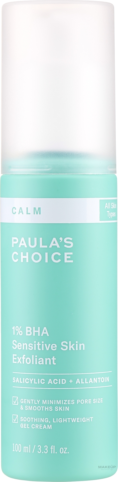 Środek złuszczający do twarzy - Paula's Choice Calm 1% BHA Sensitive Skin Exfoliant — Zdjęcie 100 ml