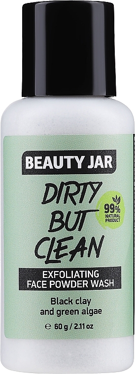 WYPRZEDAŻ Złuszczający puder do mycia twarzy, do cery mieszanej - Beauty Jar Dirty But Clean * — Zdjęcie N1