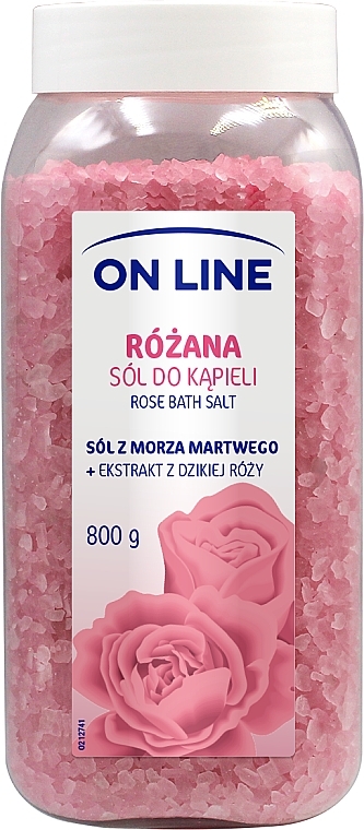 Różana sól do kąpieli Odprężenie - On Line — Zdjęcie N1