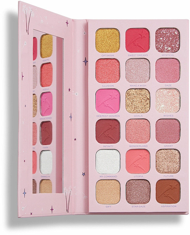 Paleta cieni do powiek - I Heart Revolution Book of Spells Wishes and Dreams Eyeshadow Palette — Zdjęcie N3