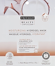Kup Maska hydrożelowa Mleko kokosowe i kwas hialuronowy - Freeman Beauty Infusion Moisturizing Hydrogel