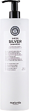 Srebrny szampon do włosów blond neutralizujący żółte refleksy - Maria Nila Sheer Silver Shampoo — Zdjęcie N3