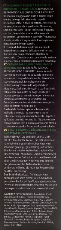 Szampon do włosów słabych i zniszczonych - Orofluido Amazonia Shampoo — Zdjęcie N3