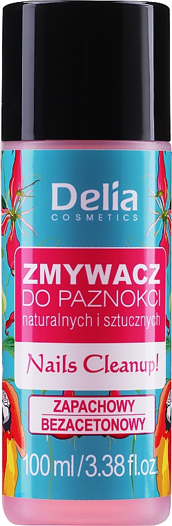 Zmywacz do paznokci naturalnych i sztucznych - Delia Cleaner Nails Cleanup — Zdjęcie N1