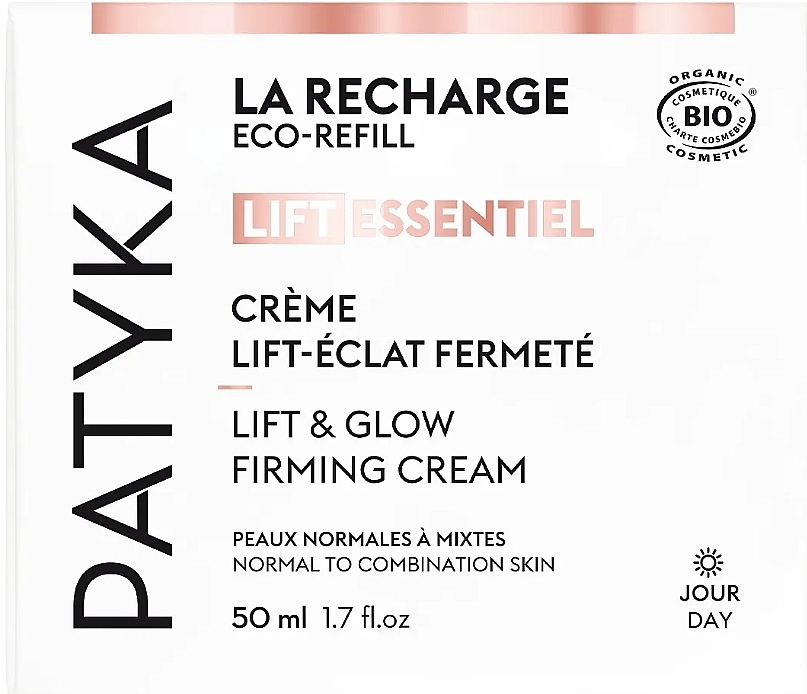 Krem ujędrniający z efektem liftingu i rozjaśnienia dla skóry normalnej i mieszanej - Patyka Lift Essentiel Recharge Creme Lift-Eclat Fermete — Zdjęcie N1