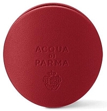 Skórzana obudowa do dyfuzora samochodowego - Acqua di Parma Car Diffuser Case Rosso/Red Leather — Zdjęcie N1