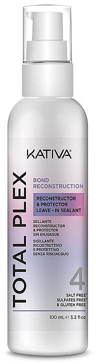Emulsja do włosów - Kativa Total Plex Reconstructor & Protector Leave In Sealant — Zdjęcie N1