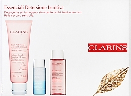 Kup Zestaw do bardzo suchej lub wrażliwej skóry - Clarins (cl foam/125 ml + f/lot/50ml + makeup remover/30ml)