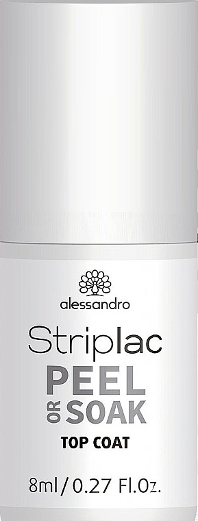 Lakier nawierzchniowy do paznokci - Alessandro International Striplac Peel Or Soak Top Coat — Zdjęcie N1