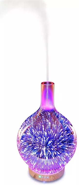 Dyfuzor aromatyczny z nawilżaczem i lampką nocną - Rio-Beauty Ella Glass Aroma Diffuser Humidifier & Night Light — Zdjęcie N2