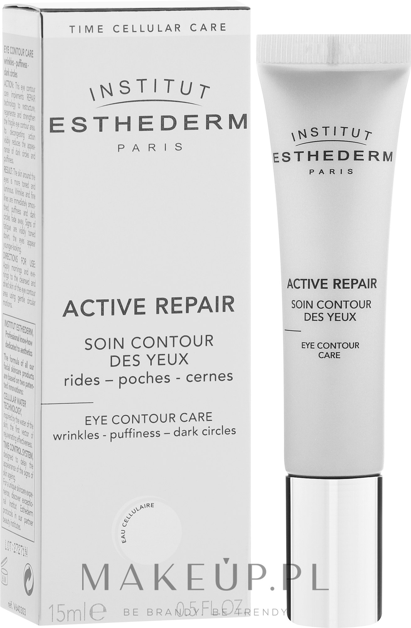 Regenerujący krem do skóry wokół oczu - Institut Esthederm Active Repair Eye Contour Care — Zdjęcie 15 ml