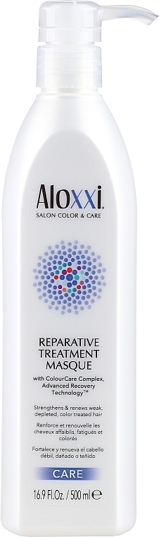 Rewitalizująca maska do włosów - Aloxxi Reparative Treatment Masque — Zdjęcie N2