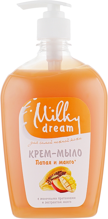 Mydło w płynie Papaja i mango - Milky Dream — Zdjęcie N1