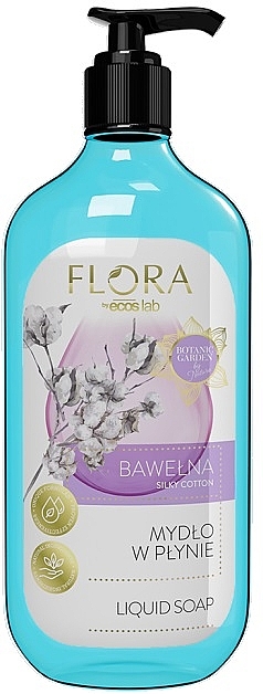 Mydło w płynie Bawełna - Vis Plantis Flora Liquid Soap — Zdjęcie N1