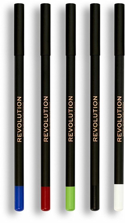 Zestaw - Makeup Revolution Creator Revolution Artist Kohl Eyeliner Set (eyeliner/5x1.3g) — Zdjęcie N2