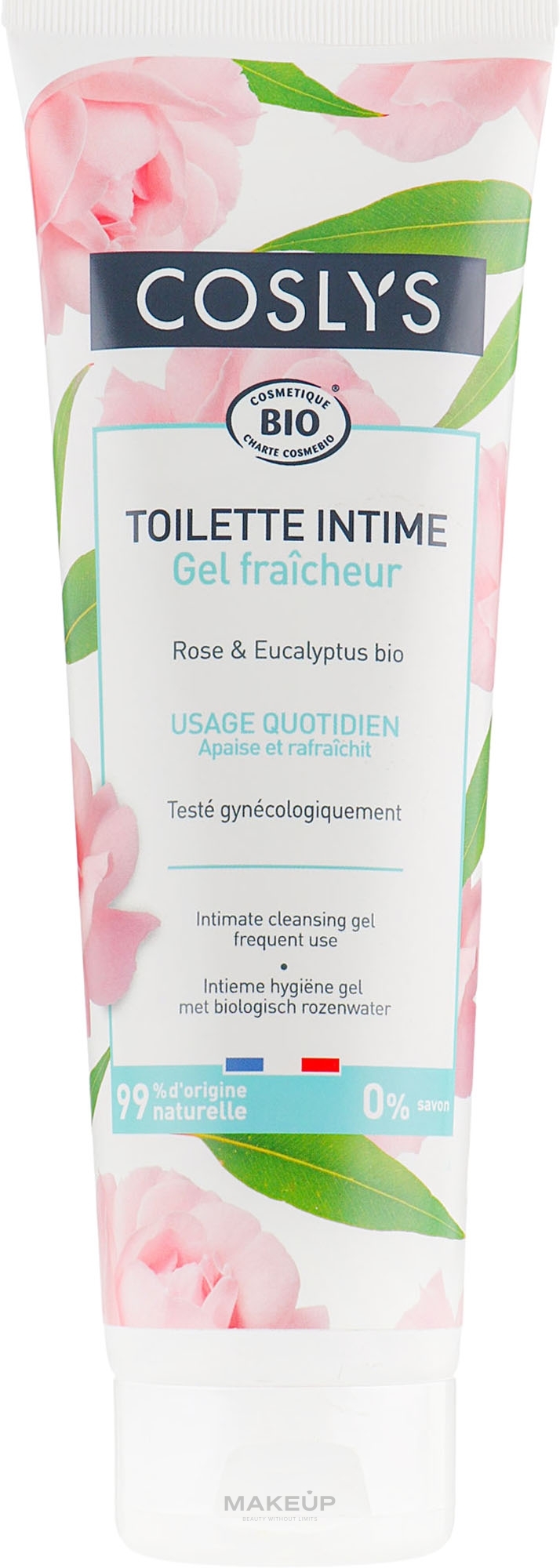 Żel do higieny intymnej z wodą różaną - Coslys Body Care Intimate Cleansing Gel — Zdjęcie 250 ml