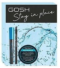 Kup Zestaw podarunkowy - Gosh Copenhagen Stay In Place Set (mascara 8 ml + powder 7 g + liner 0.35 g)