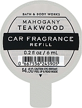 Kup Odświeżacz powietrza do samochodu Mahogany Teakwood - Bath And Body Works Mahogany Teakwood Car Fragrance Refill (wkład) 