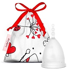 Kup Kubeczek menstruacyjny w rozmiarze L, przezroczysty - LadyCup Revolution Pure Love