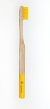 Kup Bambusowa szczoteczka do zębów, średnia twardość, żółta - Biomika Natural Bamboo Toothbrush
