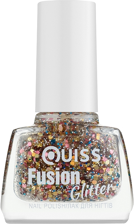 Lakier do paznokci - Quiss Fusion Glitter Nail Polish — Zdjęcie N1