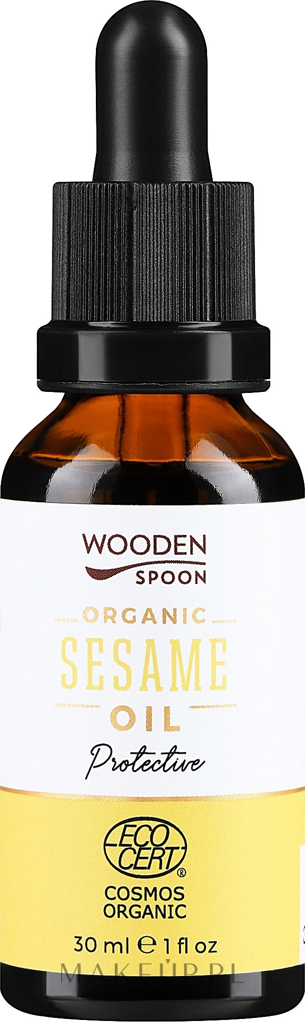 Olej sezamowy - Wooden Spoon Organic Sesame Oil — Zdjęcie 30 ml