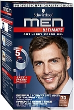 Koloryzujący żel do siwych włosów dla mężczyzn - Schwarzkopf Men Ultimate Anti Grey Colour Gel — Zdjęcie N1